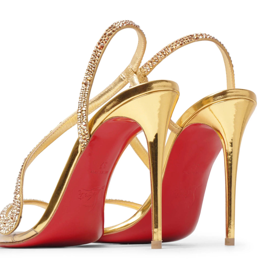 Gold christian louboutin shop