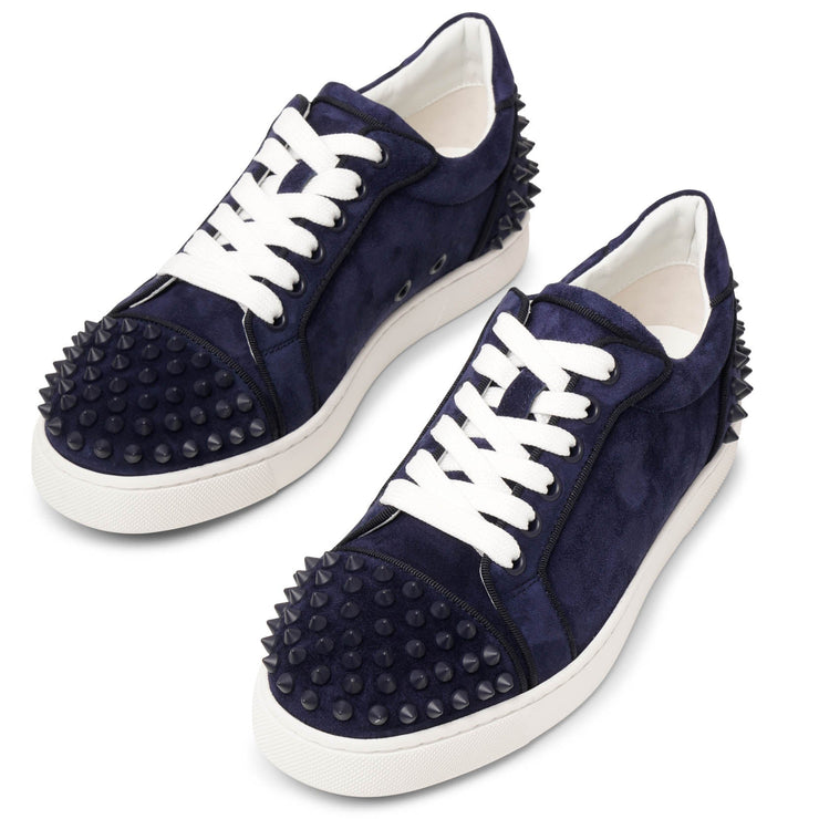 Vieira 2 orlato navy blue suede sneakers