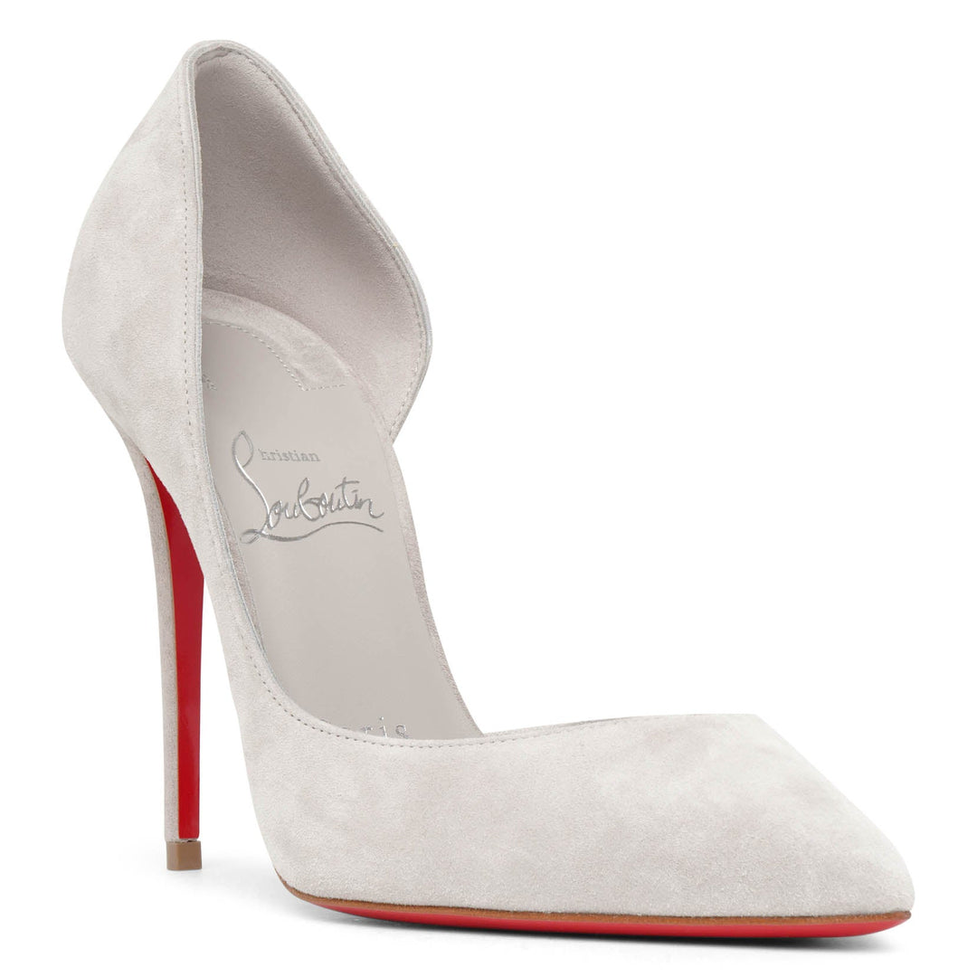 Christian Louboutin | Iriza 100 grey suede pumps | Savannahs