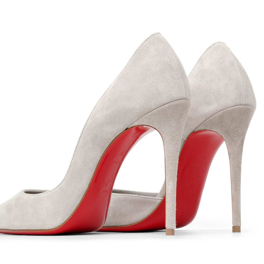 Christian Louboutin | Iriza 100 grey suede pumps | Savannahs