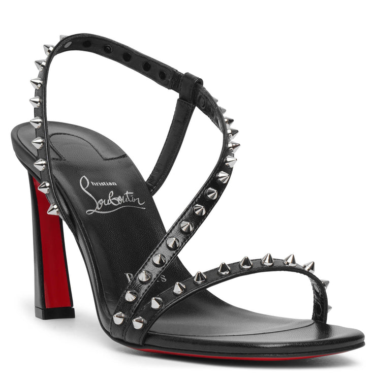 Rosa Condorapik 85 black leather sandals