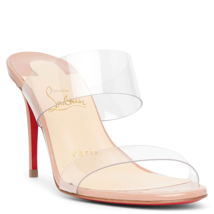 Just Nothing 85 PVC nude sandals