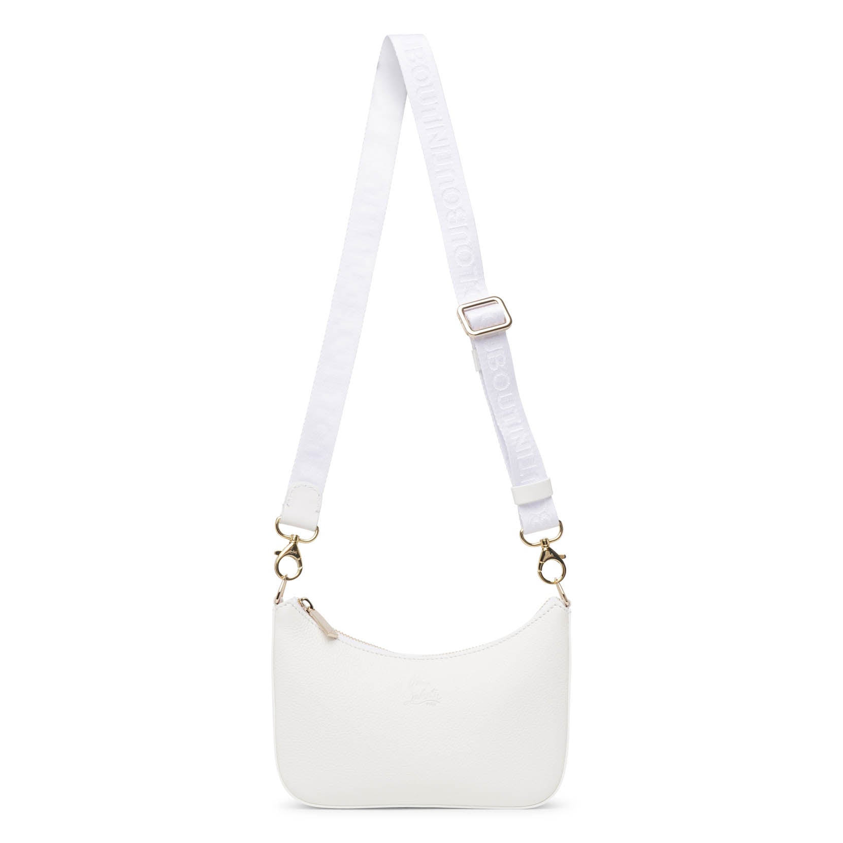 Loubila chain white mini shoulder bag