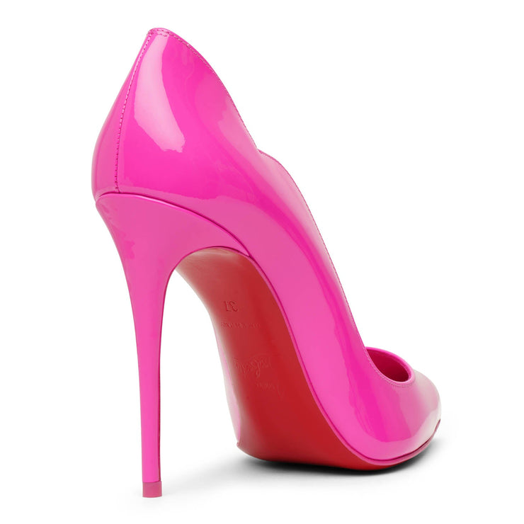Hot Chick 100 pink patent pumps