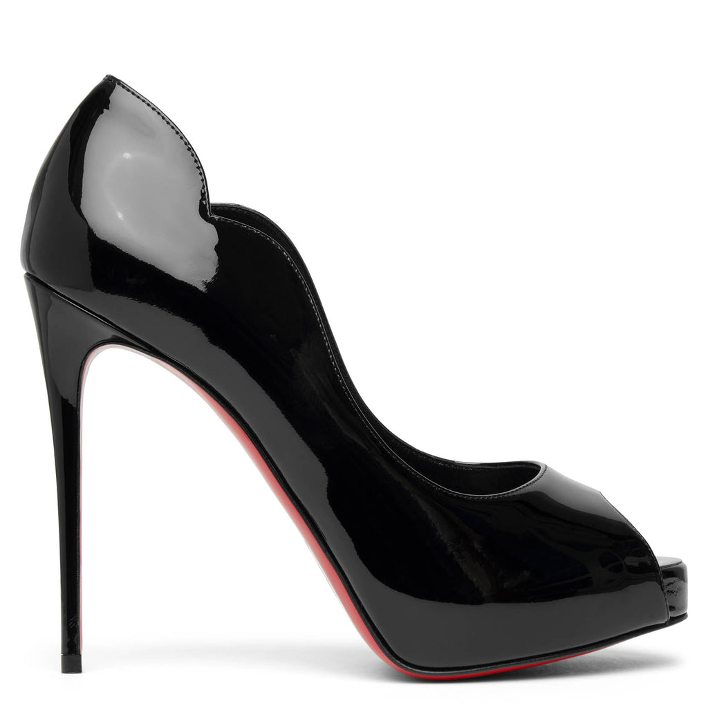 Christian Louboutin Sex 120 Patent-Leather Pumps in Black