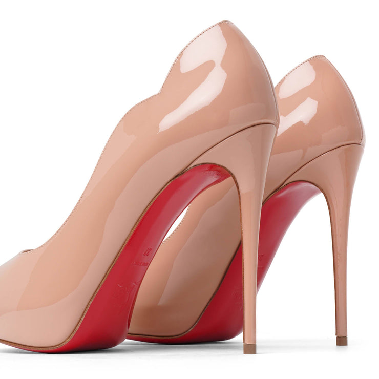 Hot Chick Alta - 120 mm Pumps - Patent Leather - Black - Christian Louboutin