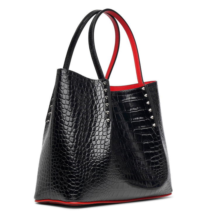 CHRISTIAN LOUBOUTIN Small Cabarock Croc-Embossed Leather Tote Bag