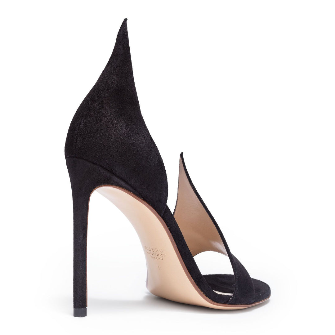 スニーカー FRANCESCO RUSSO Women Sneakers R1P969N207300 Black Francesco Russo Cage slingback pumps for Women - Black in