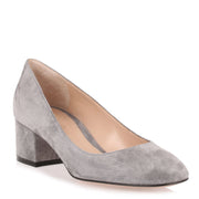 Linda 45 grey suede pump