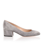 Linda 45 grey suede pump