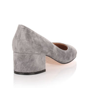 Linda 45 grey suede pump