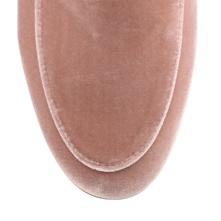 Marcel blush velvet loafer