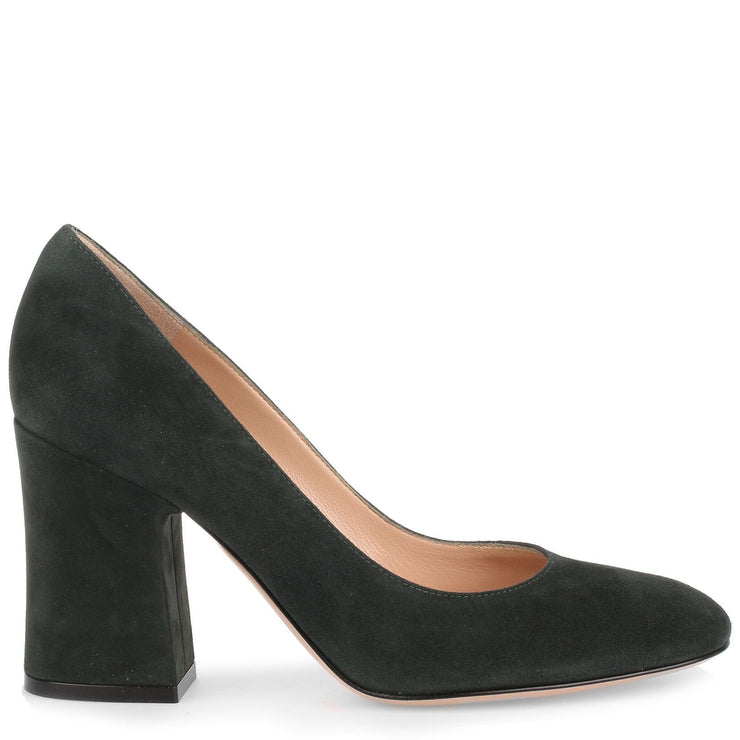 Green 85 suede pump