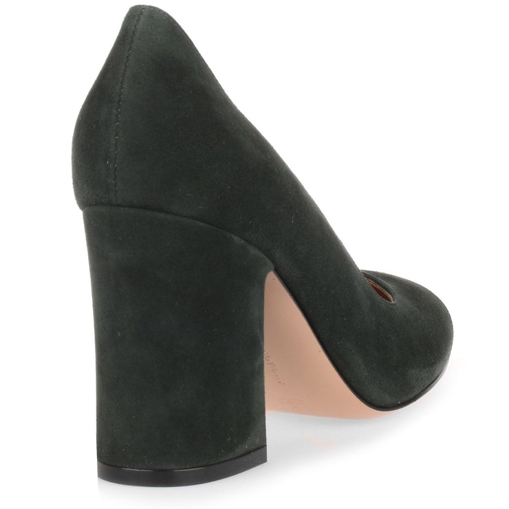 Green 85 suede pump