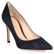 Gianvito denim leather pump