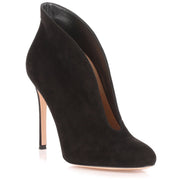 Black suede Vamp bootie