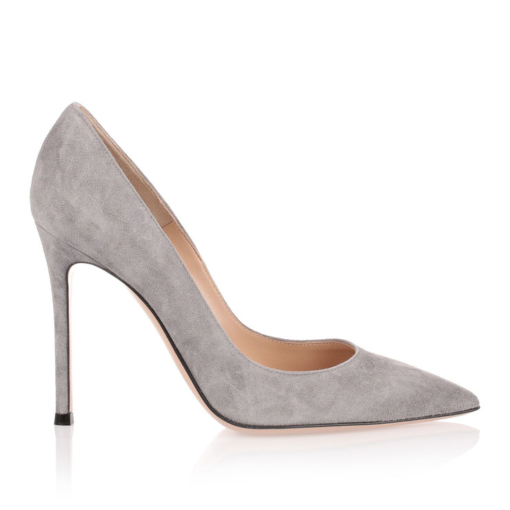 Grey Heel Strap Shoes - Where's That From? | SilkFred US