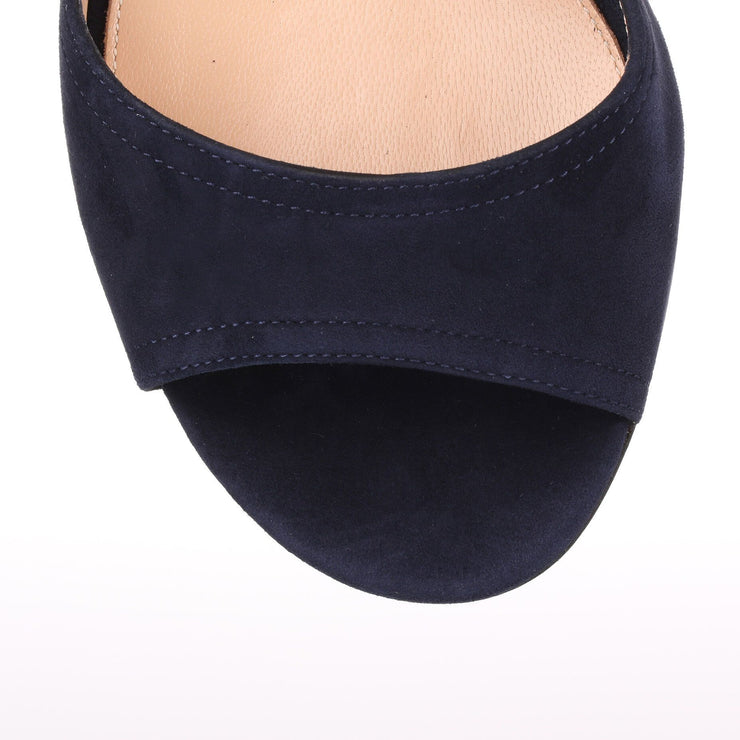 Nika 60 navy suede sandal