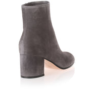 Margaux grey suede heel ankle boot