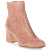 Gianvito Rossi Margaux dark nude suede ankle boot Savannahs