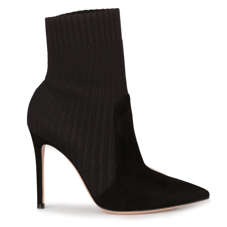 105mm Knit Ankle Boots