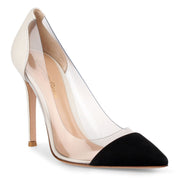 Plexi 105 black and white pumps