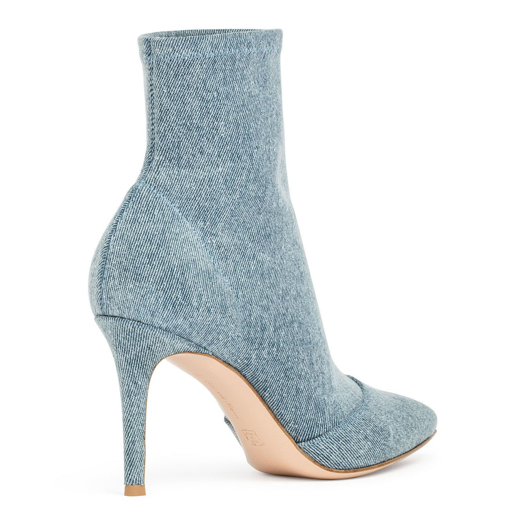 Gianvito rossi denim booties on sale