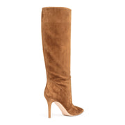 Light brown suede boots