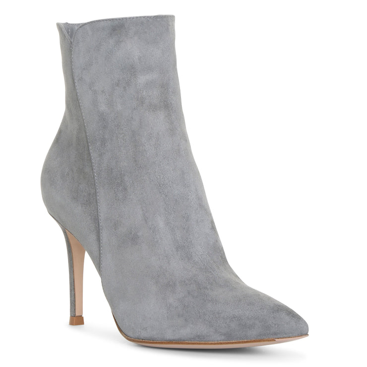 Levy grey suede ankle boots