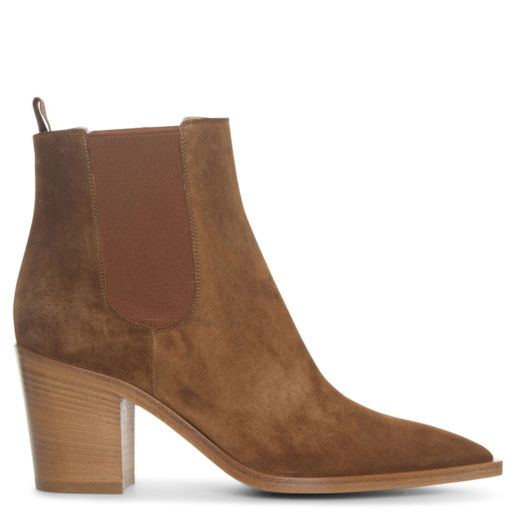 Romney tan suede ankle boots