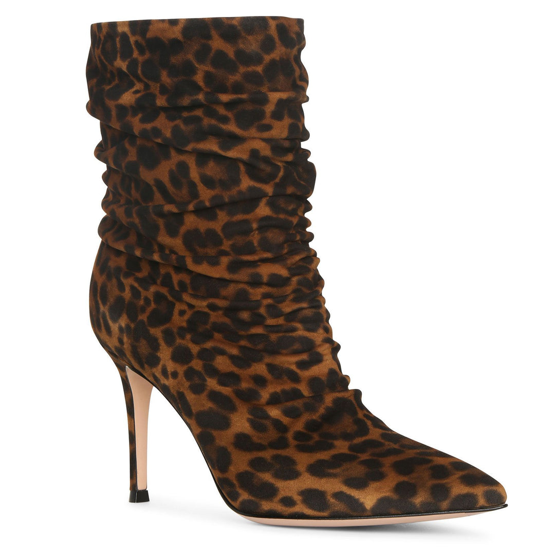 gianvito rossi leopard boots