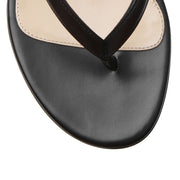 Calypso 70 black leather sandals