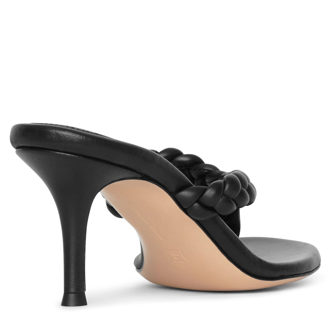 サンダル・ミュール Gianvito Rossi Braided sandals Gianvito Rossi Braided Sandal black 10 Gianvito Rossi- abersons