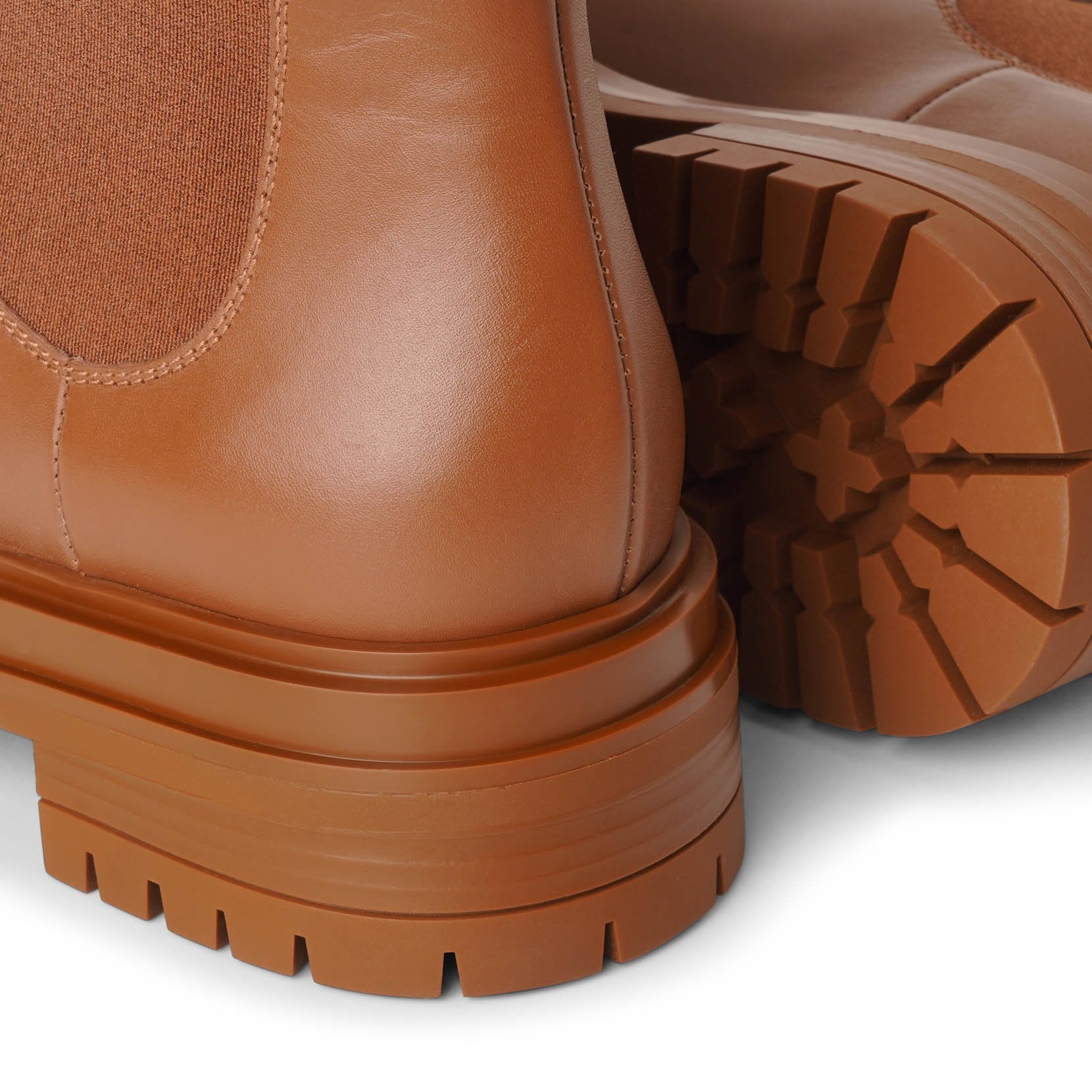 Chester tan leather ankle boots