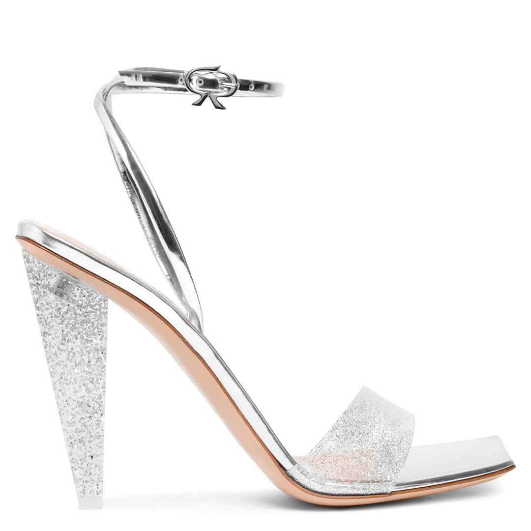 Gianvito Rossi | Odyssey plexi glitter sandals | Savannahs