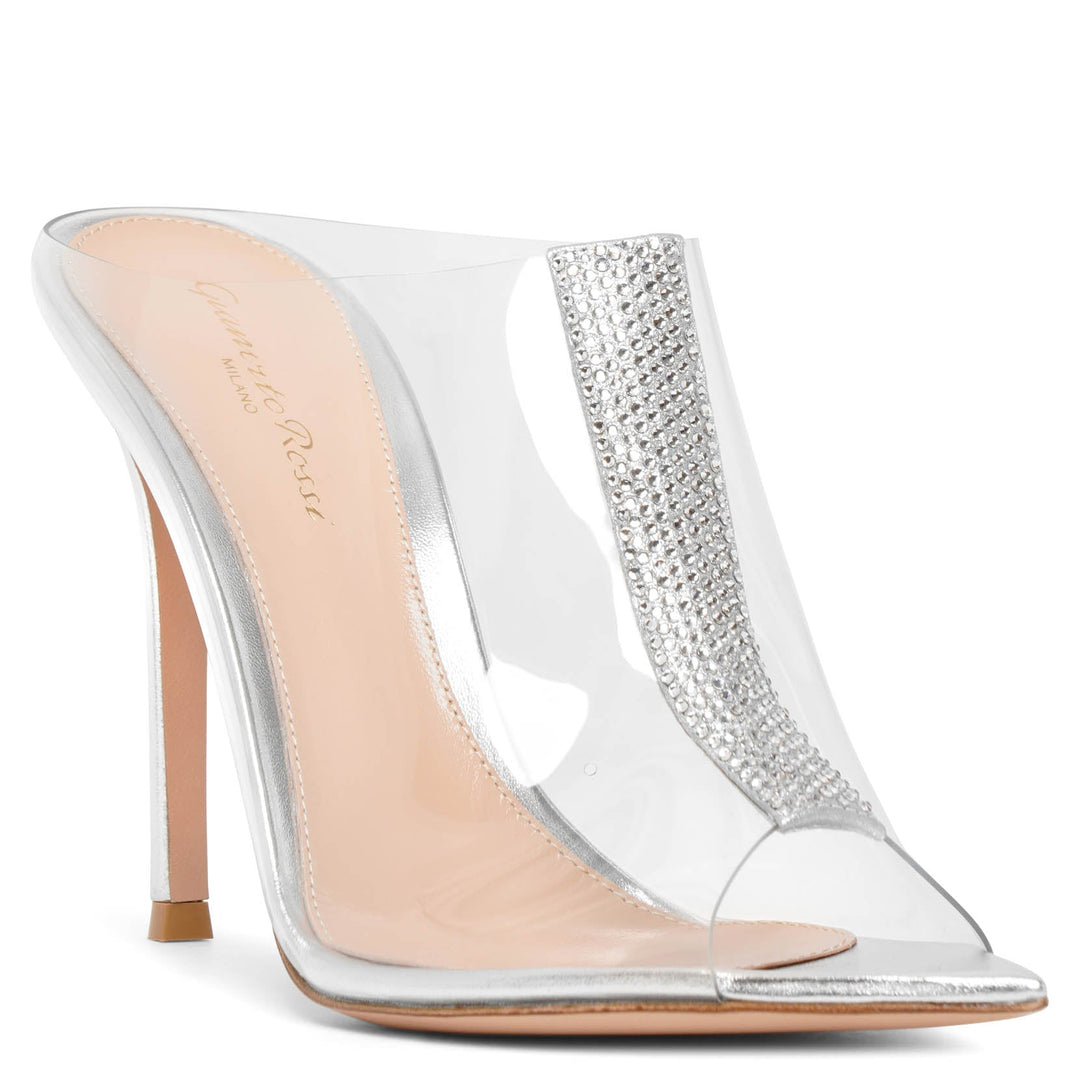 サンダル・ミュール GIANVITO ROSSI ELLE 70 MULES 70-mirrored-leather-mules-