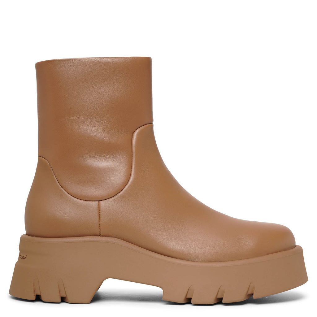 Montey beige leather boots