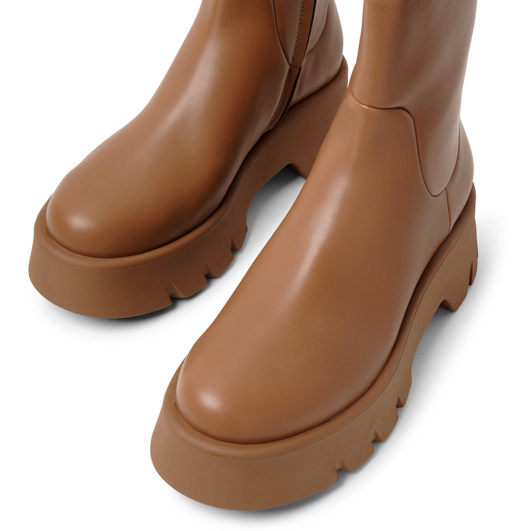 Gianvito Rossi | Montey beige leather boots | Savannahs