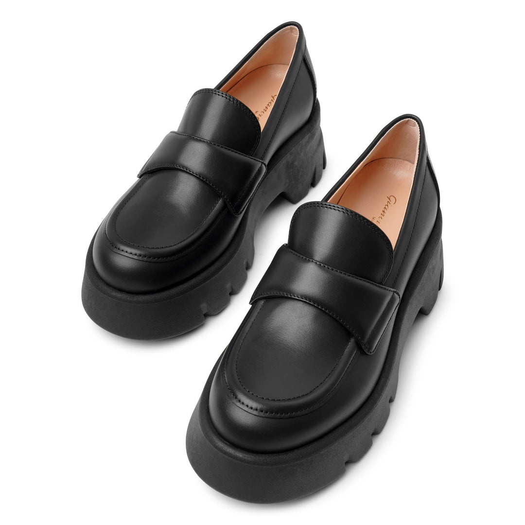 Black Dover glossed-leather loafers | GIANVITO ROSSI | NET-A