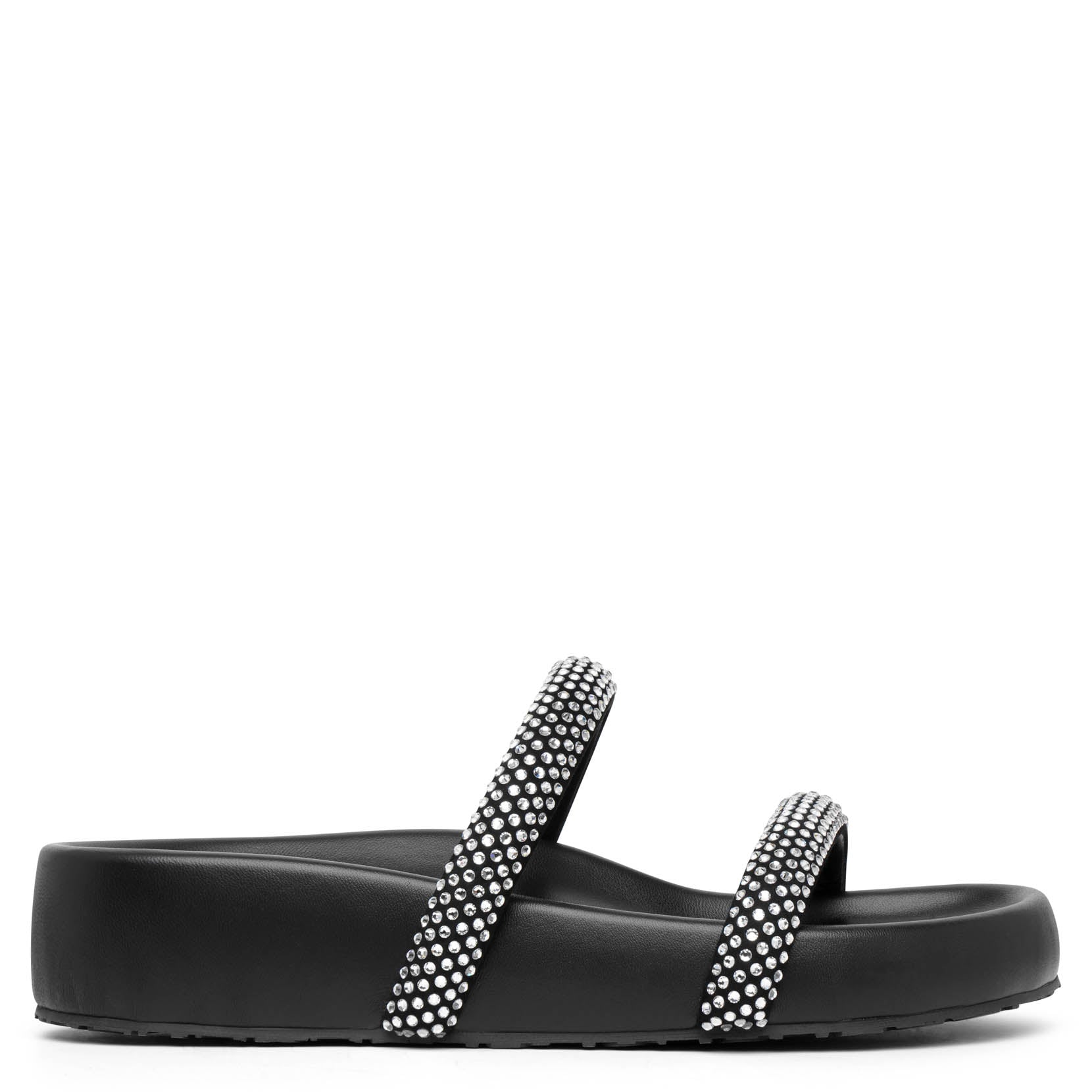 【GIANVITO ROSSI】cannes crystal-embellished suede スライド Gianvito Rossi Cannes Crystal-embellished Suede Slides In