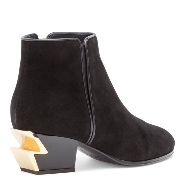 G-Heel 40 black suede ankle boots