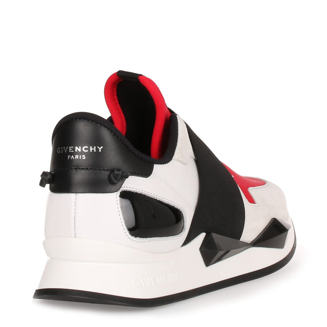 Givenchy | Black and red elastic runner sneaker | Savannahs