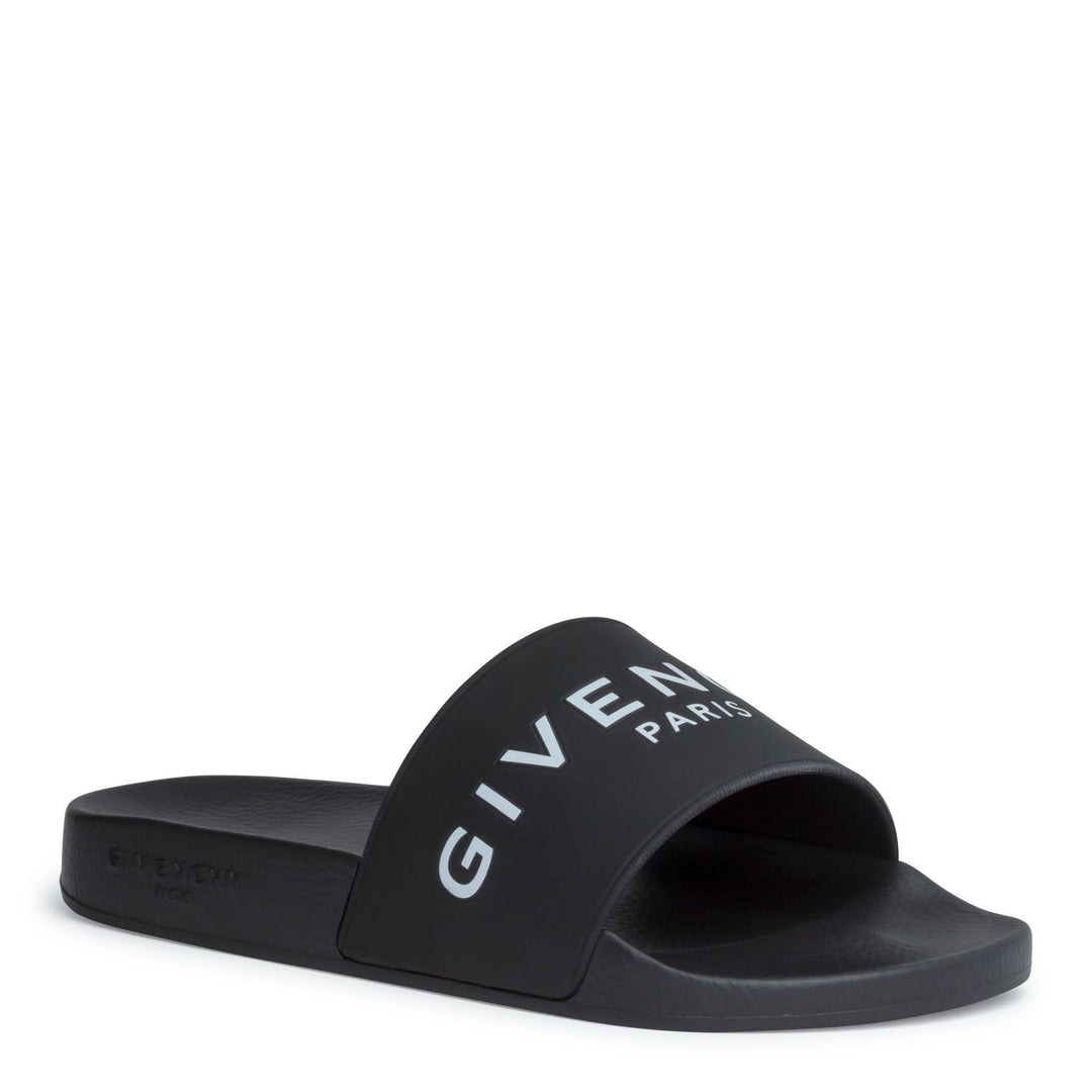 Givenchy ブラック サンダル Givenchy | Black rubber slide sandals | Savannahs