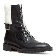 Aviator shearling ankle boots
