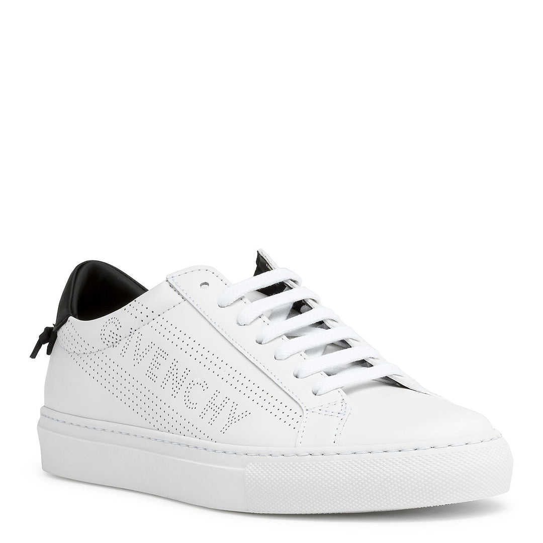 Givenchy | Urban street white perforated logo sneakers | Savannahs