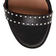 Black leather Elegant sandals