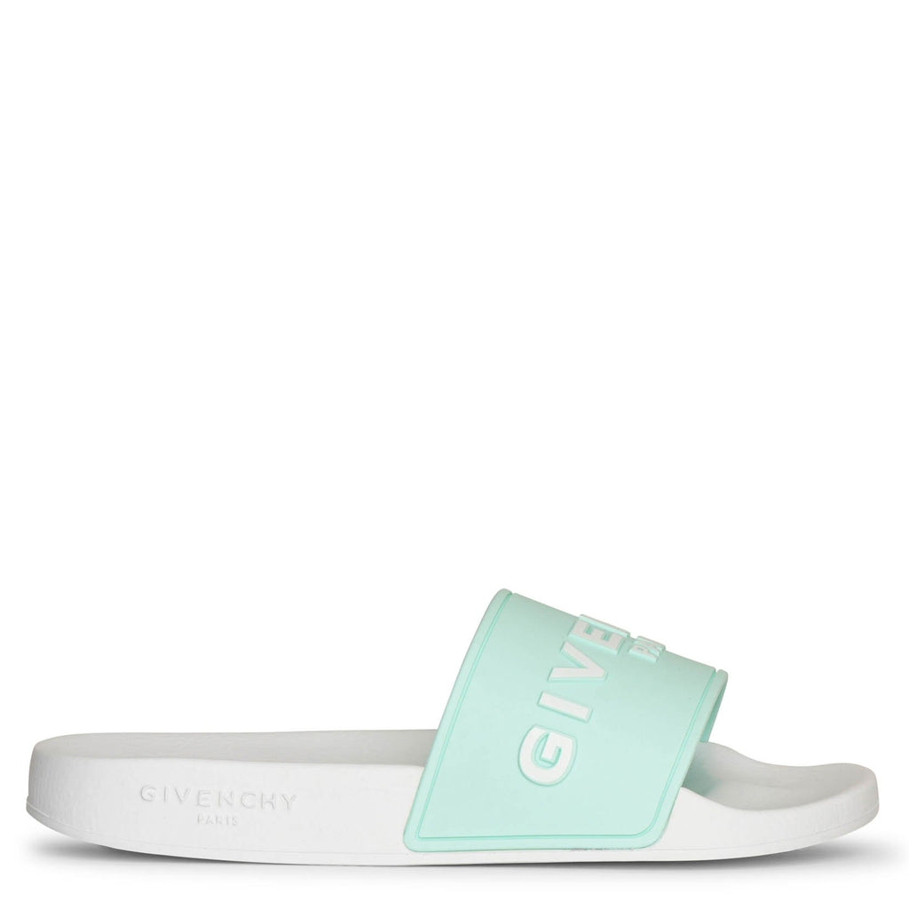 Givenchy | Clear and white rubber slides sandals | Savannahs