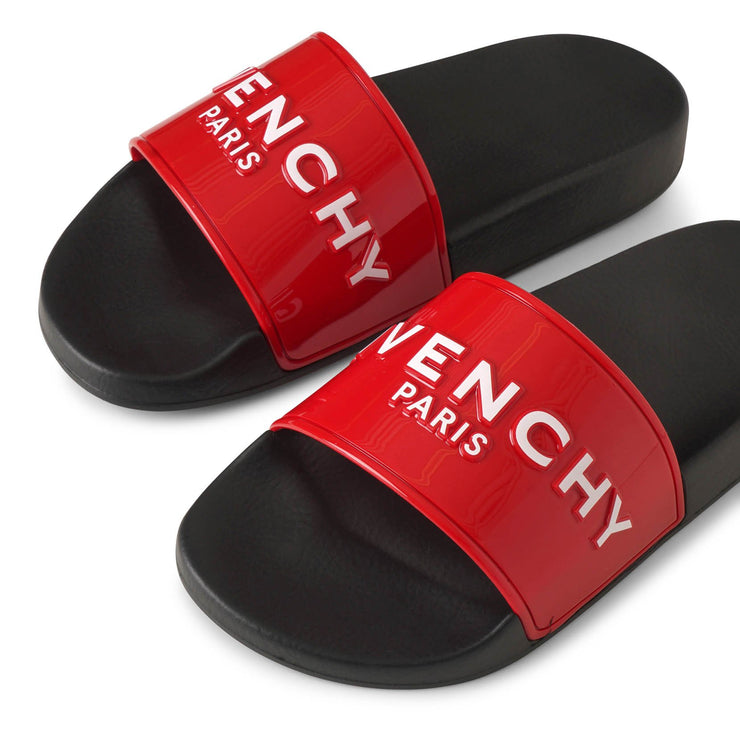 Orient Wade de Givenchy | Givenchy Paris rubber glossy red sandals | Savannahs