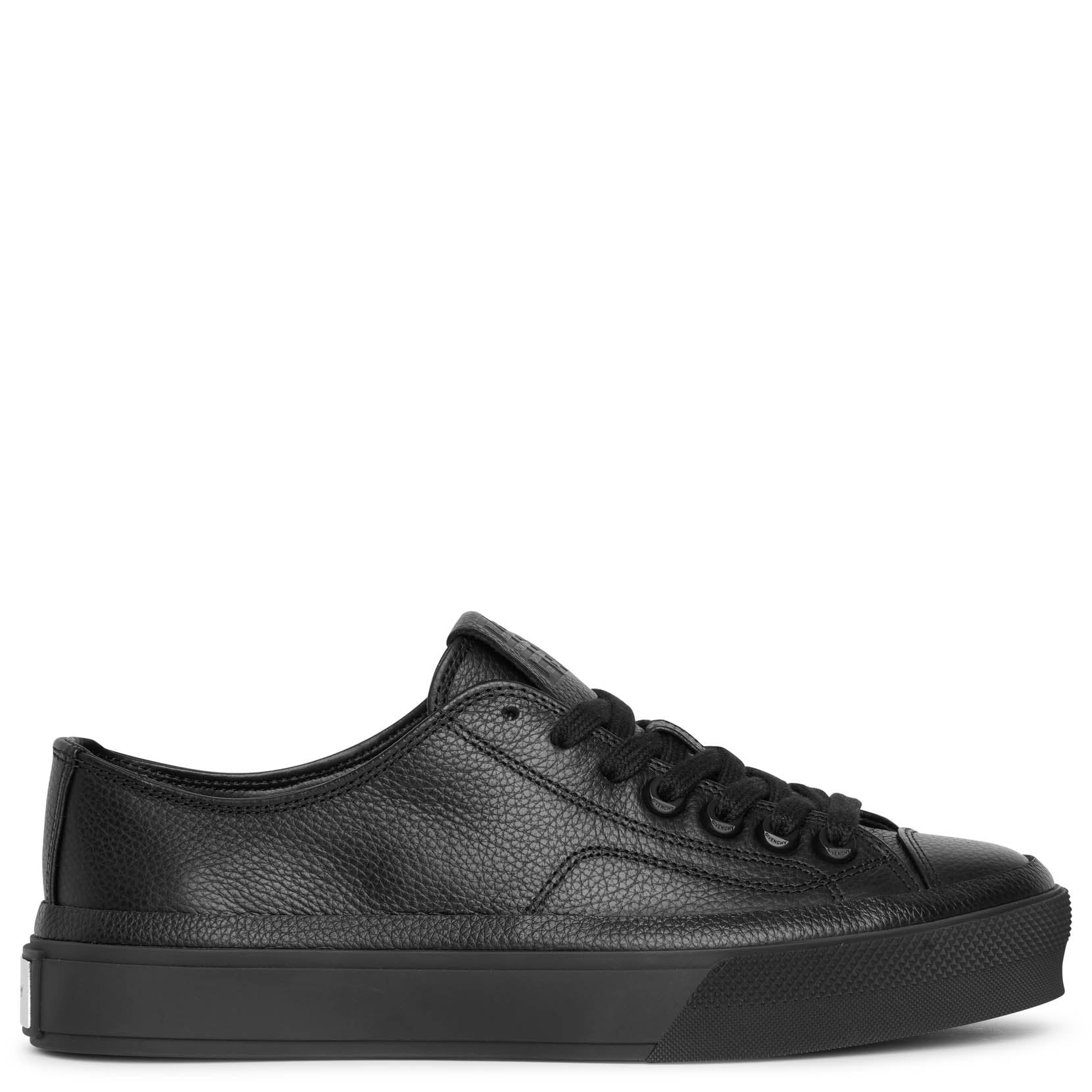 Givenchy | City black leather sneakers | Savannahs