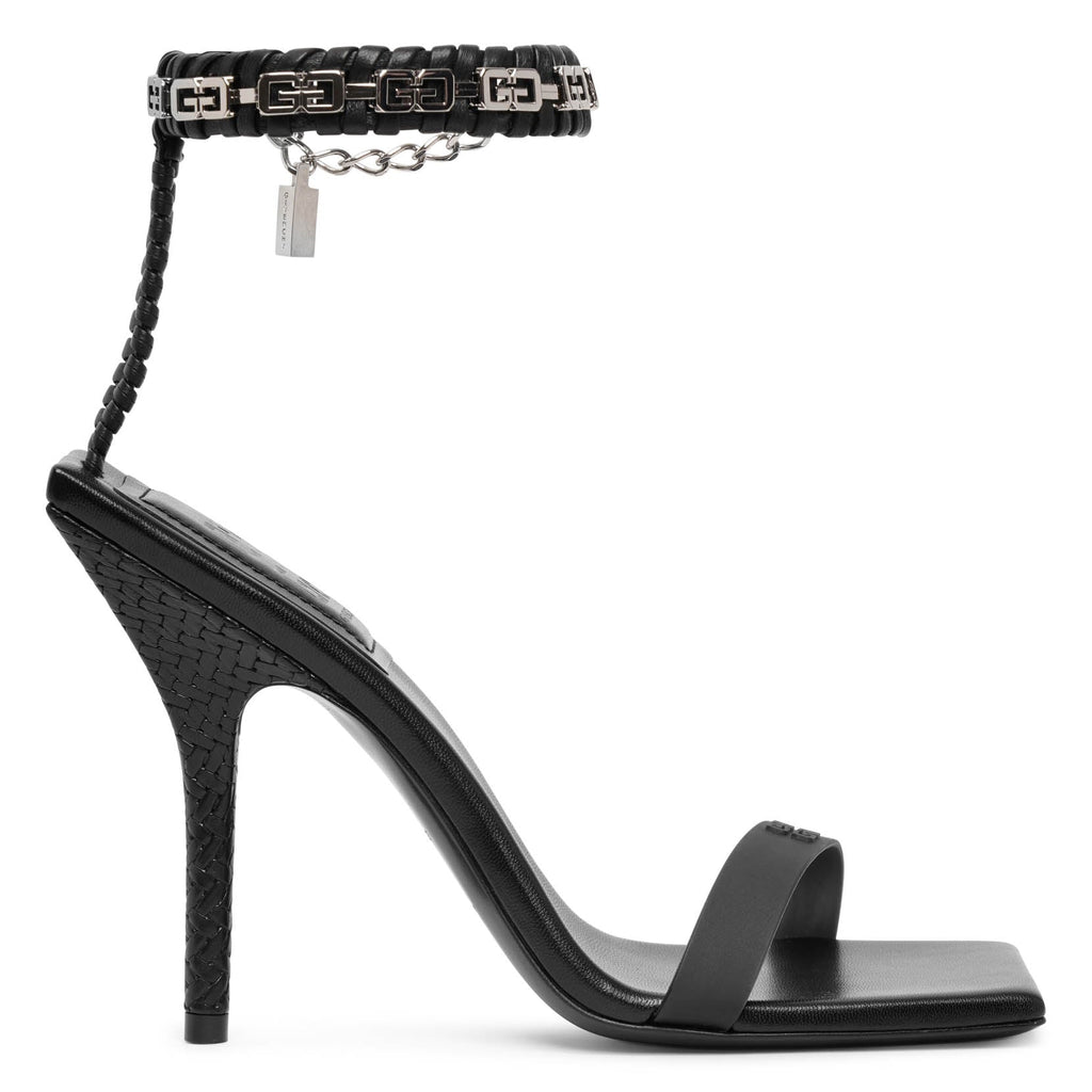 Givenchy Knee Highs Sandal Toe Crystal Sheer One Size-No Nonsense Black  Size B - Helia Beer Co